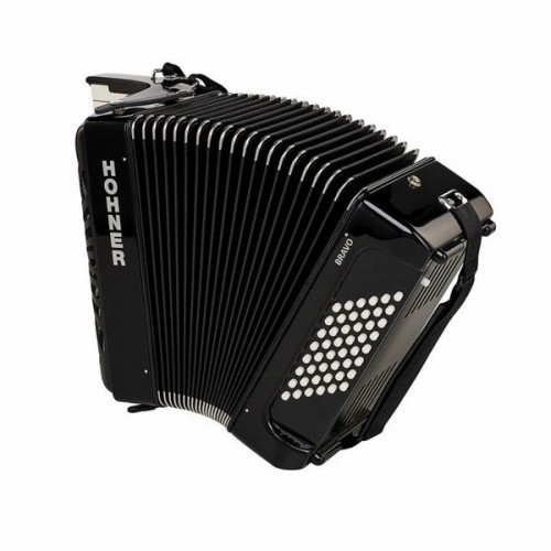 HOHNER Bravo II 48 Black Silentkey