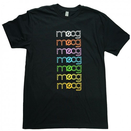 MOOG MUSIC Rainbow Spectrum Tee Small