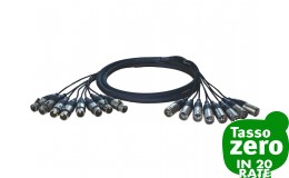 Alva X8X8PRO5 Multicore 5mt. 8 XLR M - 8 XLR F